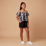 Black Mauna Lani Baby Doll Top