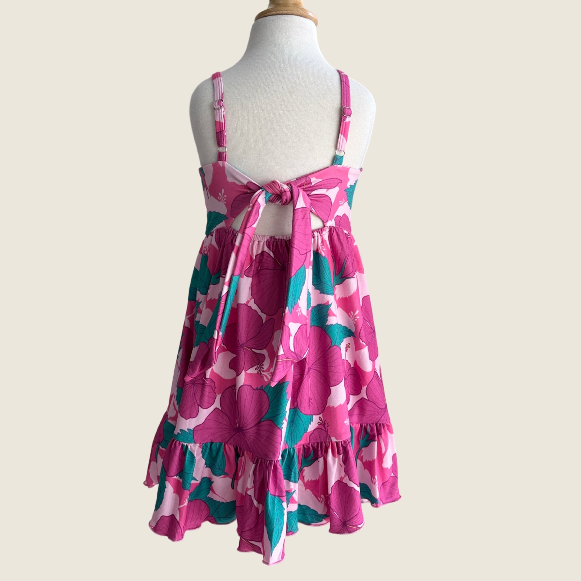 Island Pink Hibiscus Mila Dress