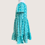 Teal Lei Tee Dress