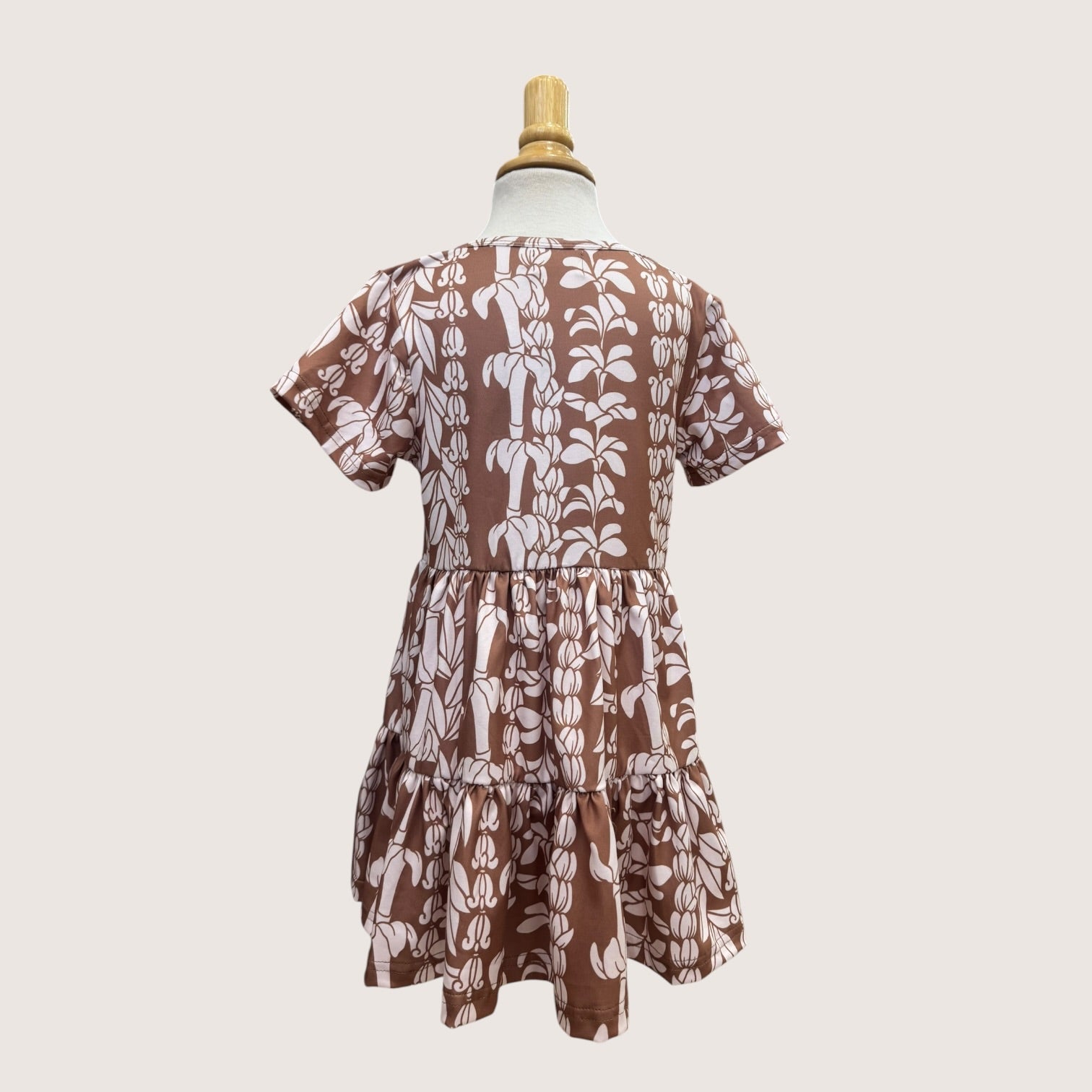 Brown Lei Tee Dress