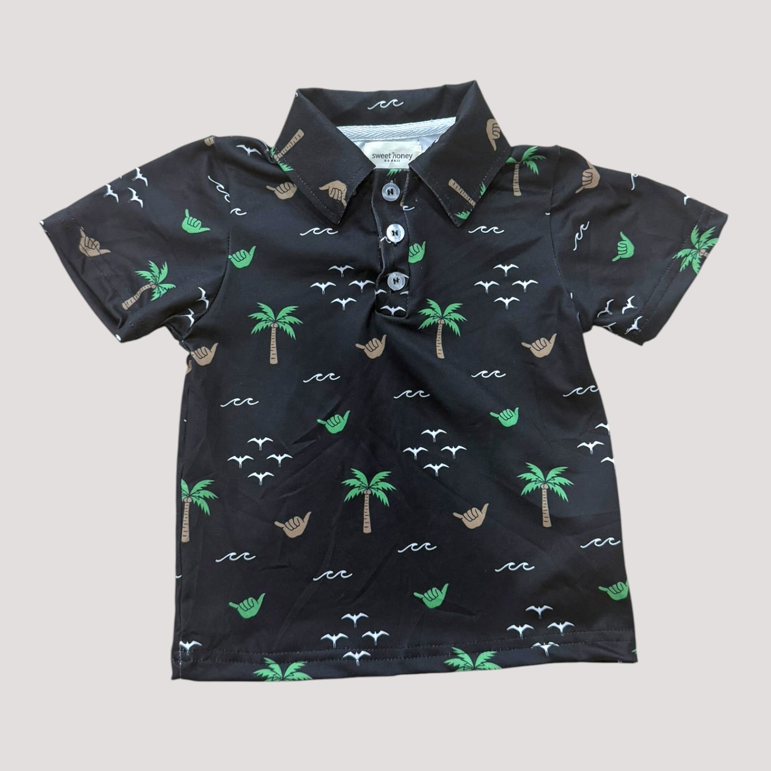 Black Westside collared shirt