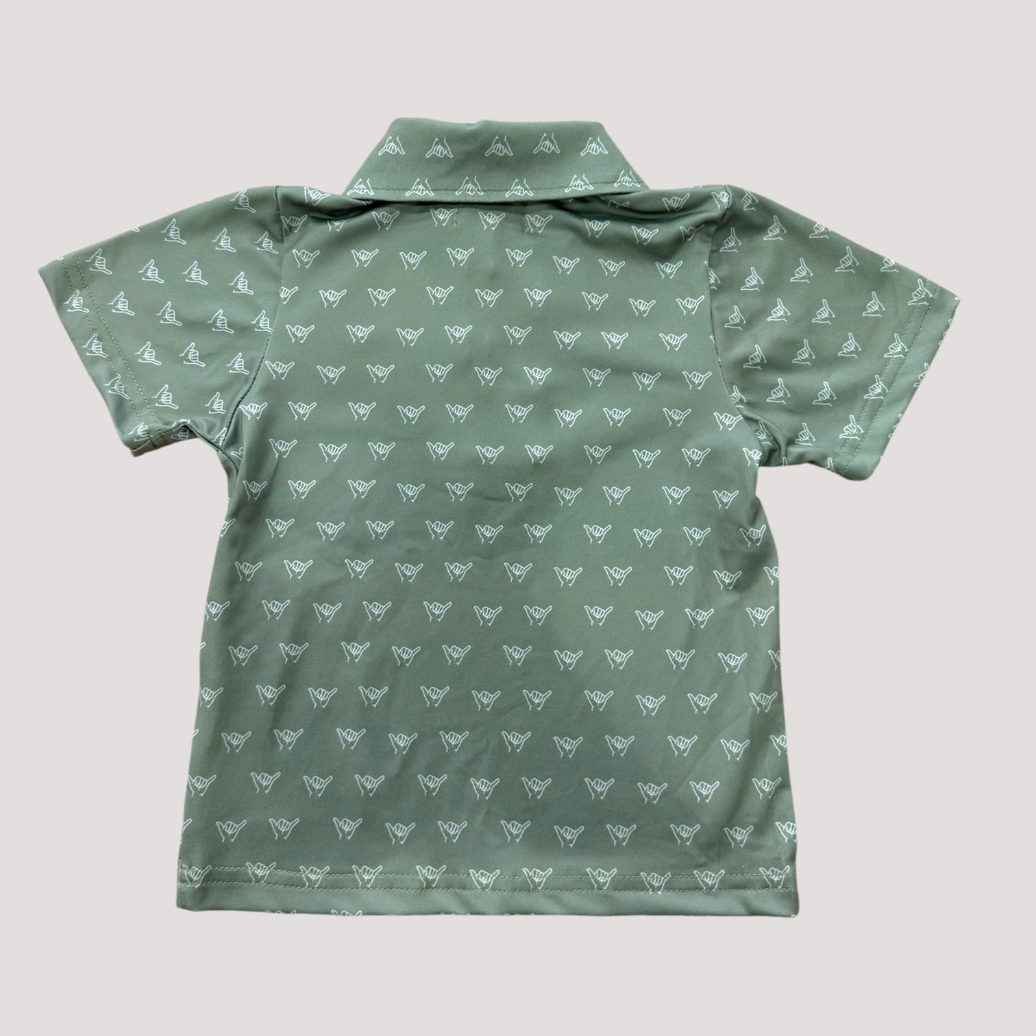 Green Shaka collared shirt