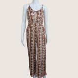 Women's Brown Lei Tiffany Jumpsuit