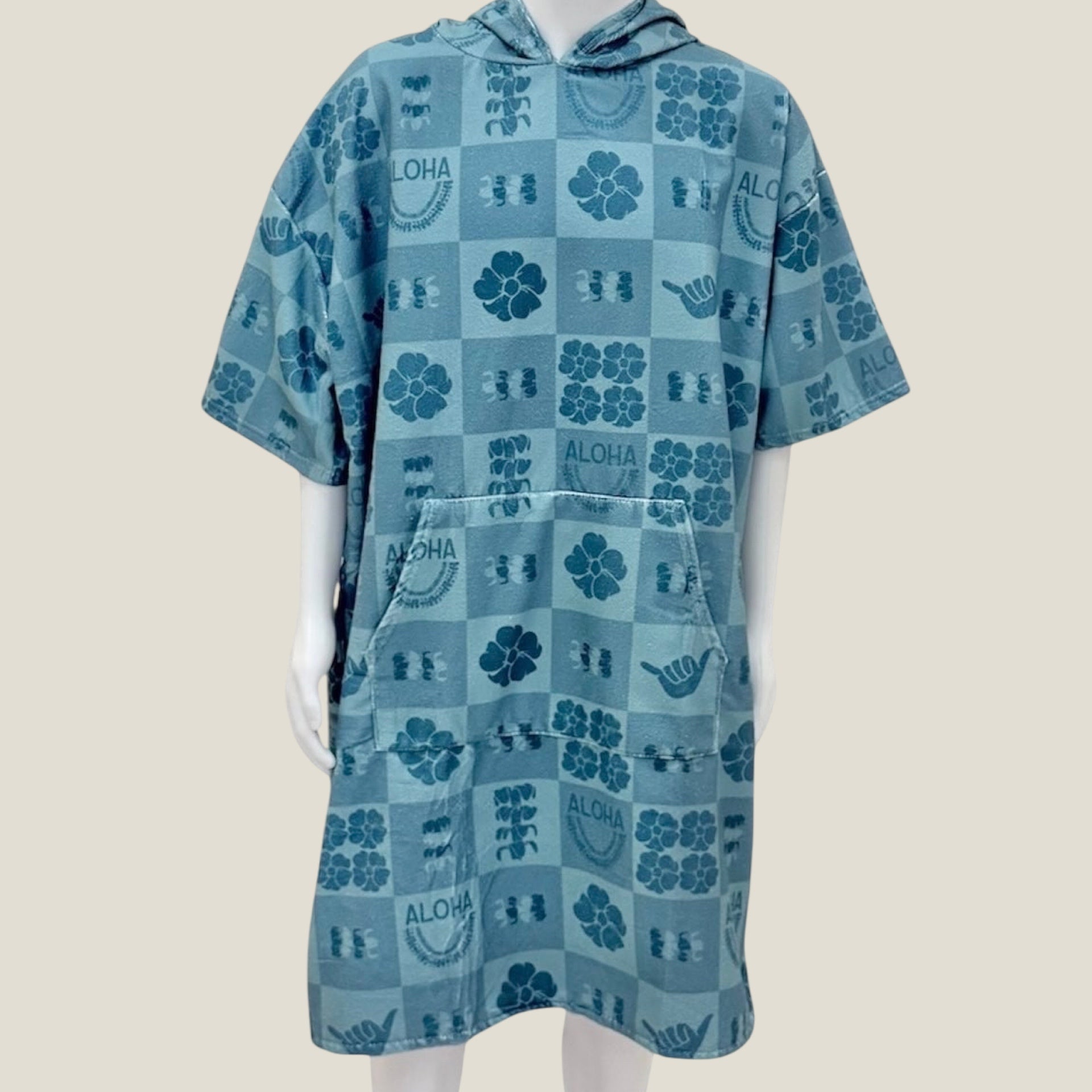 Adult Aloha Puakenikeni Hooded Towel - Sweet Sweet Honey Hawaii