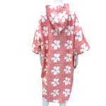 Adult Cheetah Hibiscus Hooded Towel - Sweet Sweet Honey Hawaii