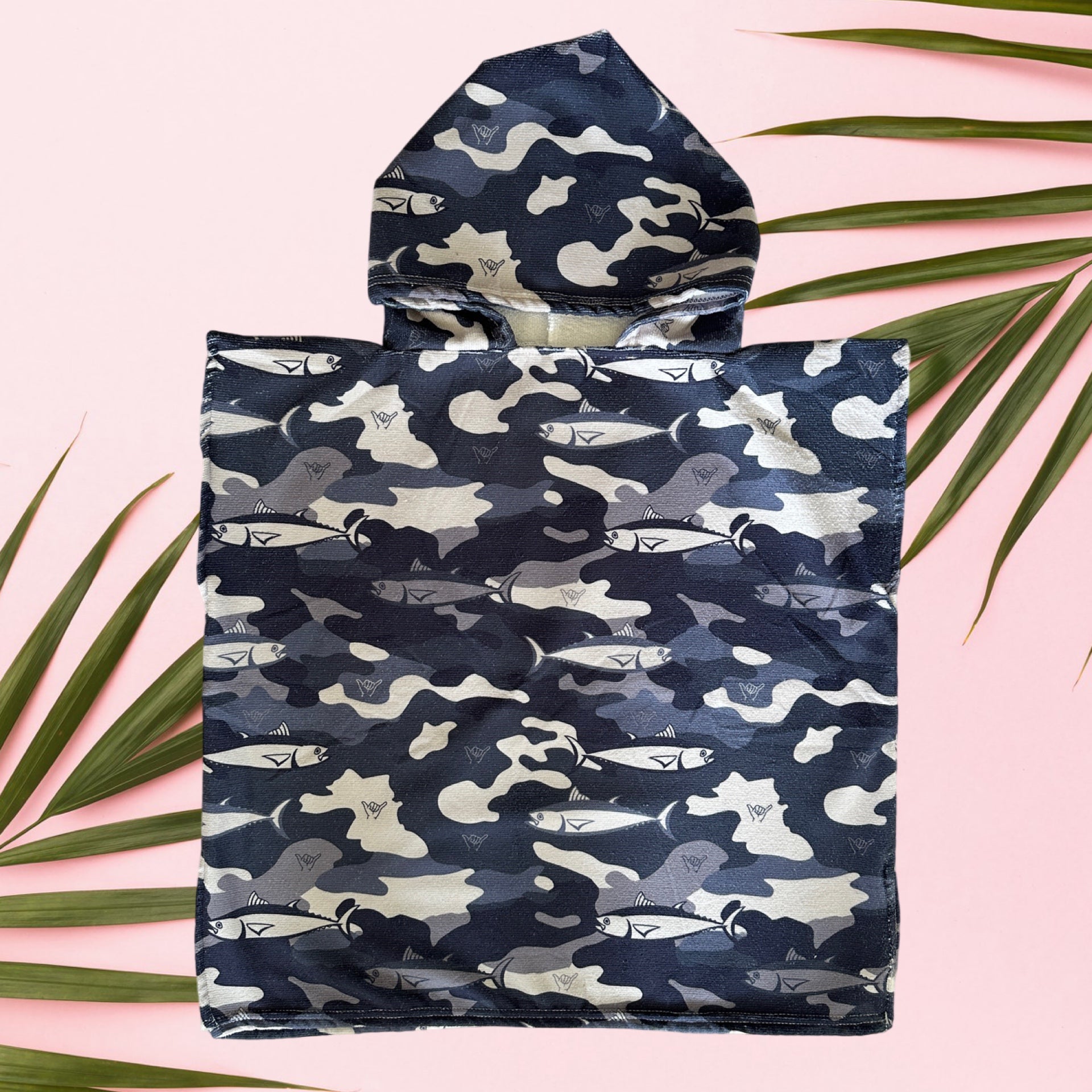 Ahi Camo Hooded Towel - Sweet Sweet Honey Hawaii