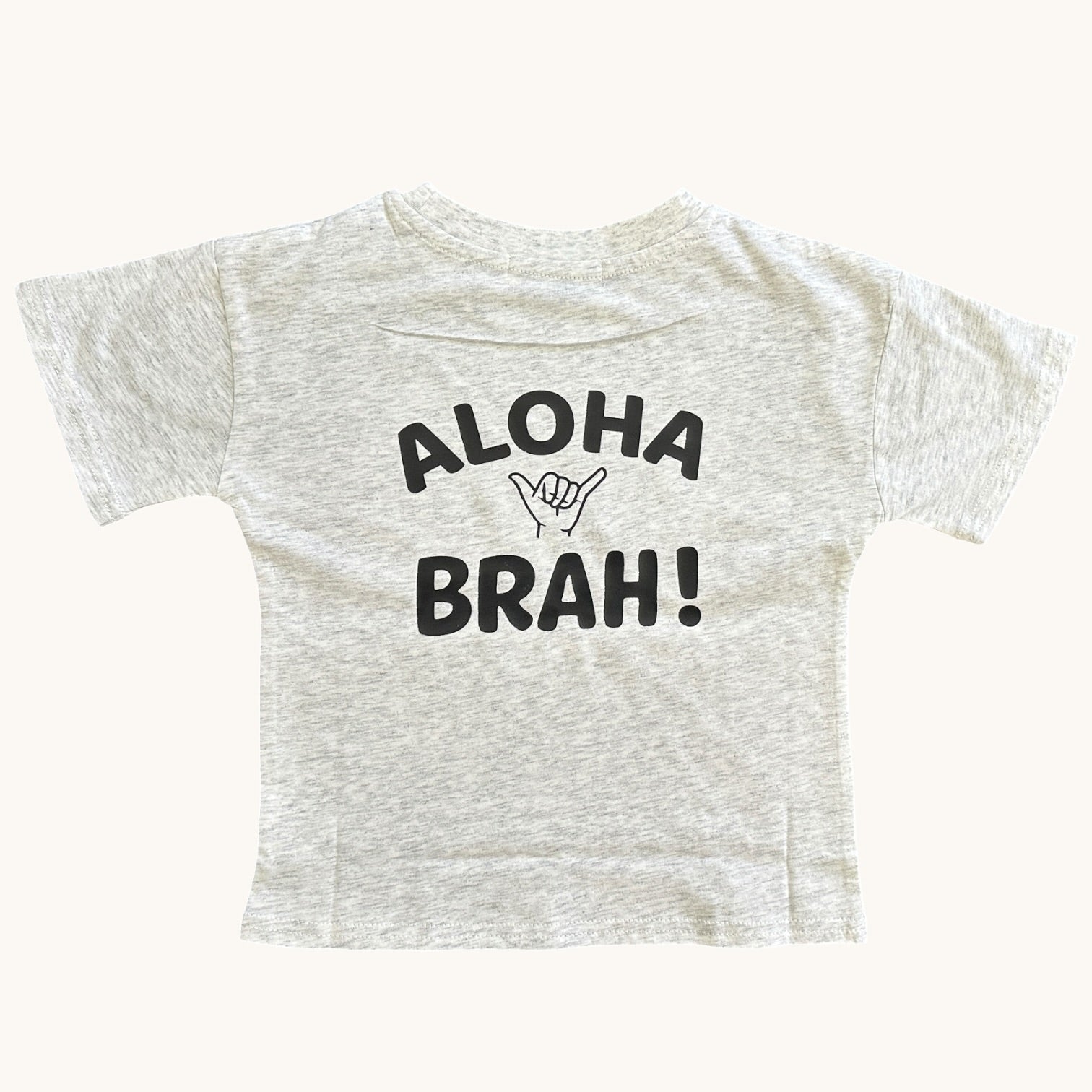 Aloha Brah Light grey Tee - Sweet Sweet Honey Hawaii