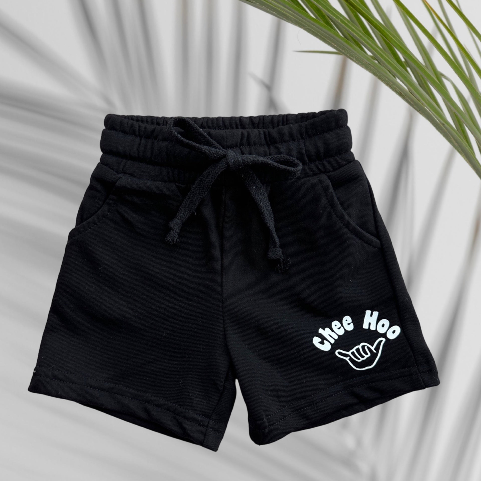 Black Chee Hoo Shorts - Sweet Sweet Honey Hawaii