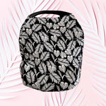 Black Palm Car Seat Cover - Sweet Sweet Honey Hawaii