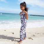 Black Palm Long Jumpsuit - Sweet Sweet Honey Hawaii