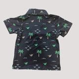 Black Westside collared shirt - Sweet Sweet Honey Hawaii