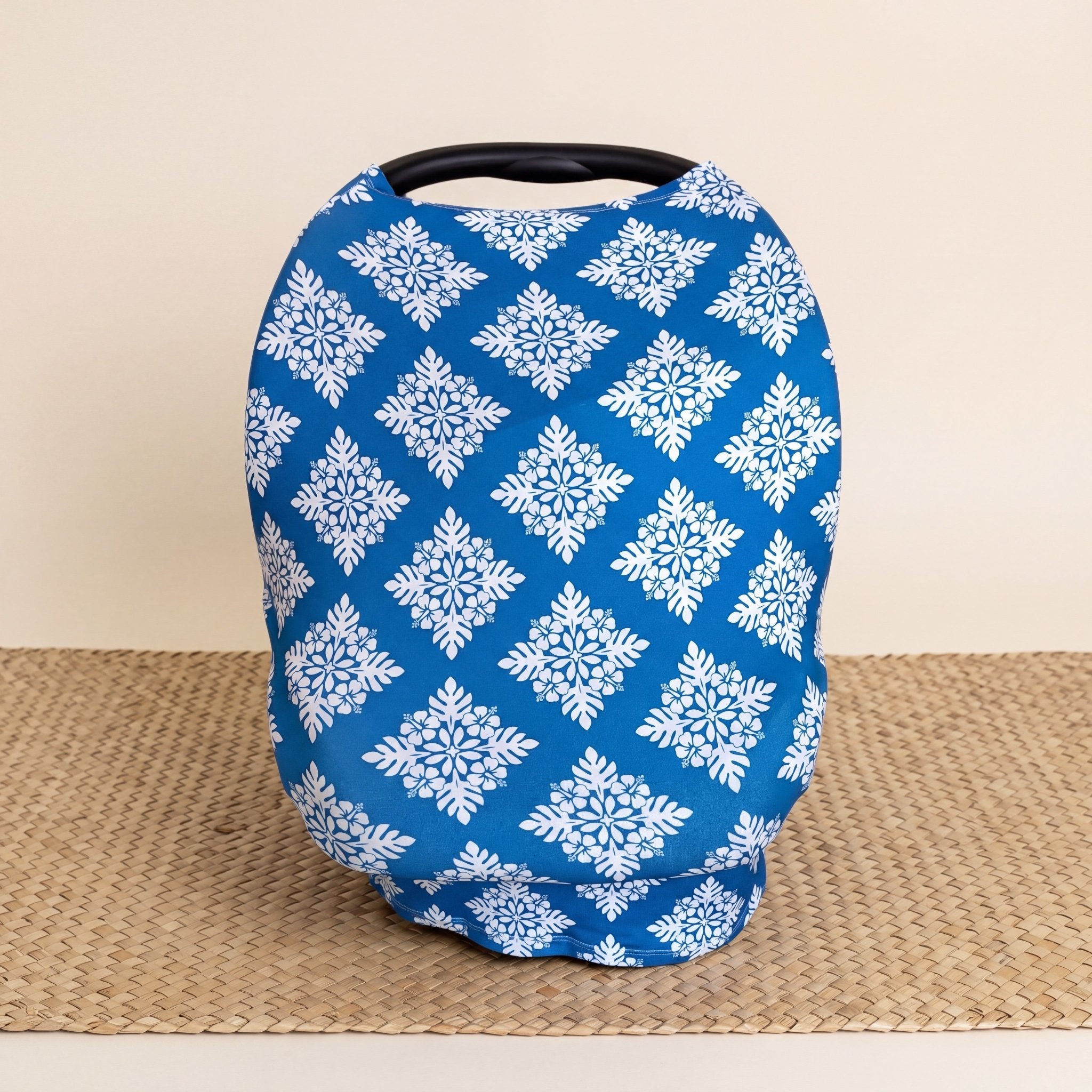 Blue Heritage Quilt Car Seat Cover - Sweet Sweet Honey Hawaii
