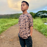 Brown Camo Boar T-shirt - Sweet Sweet Honey Hawaii