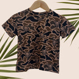 Brown Camo Boar T-shirt - Sweet Sweet Honey Hawaii