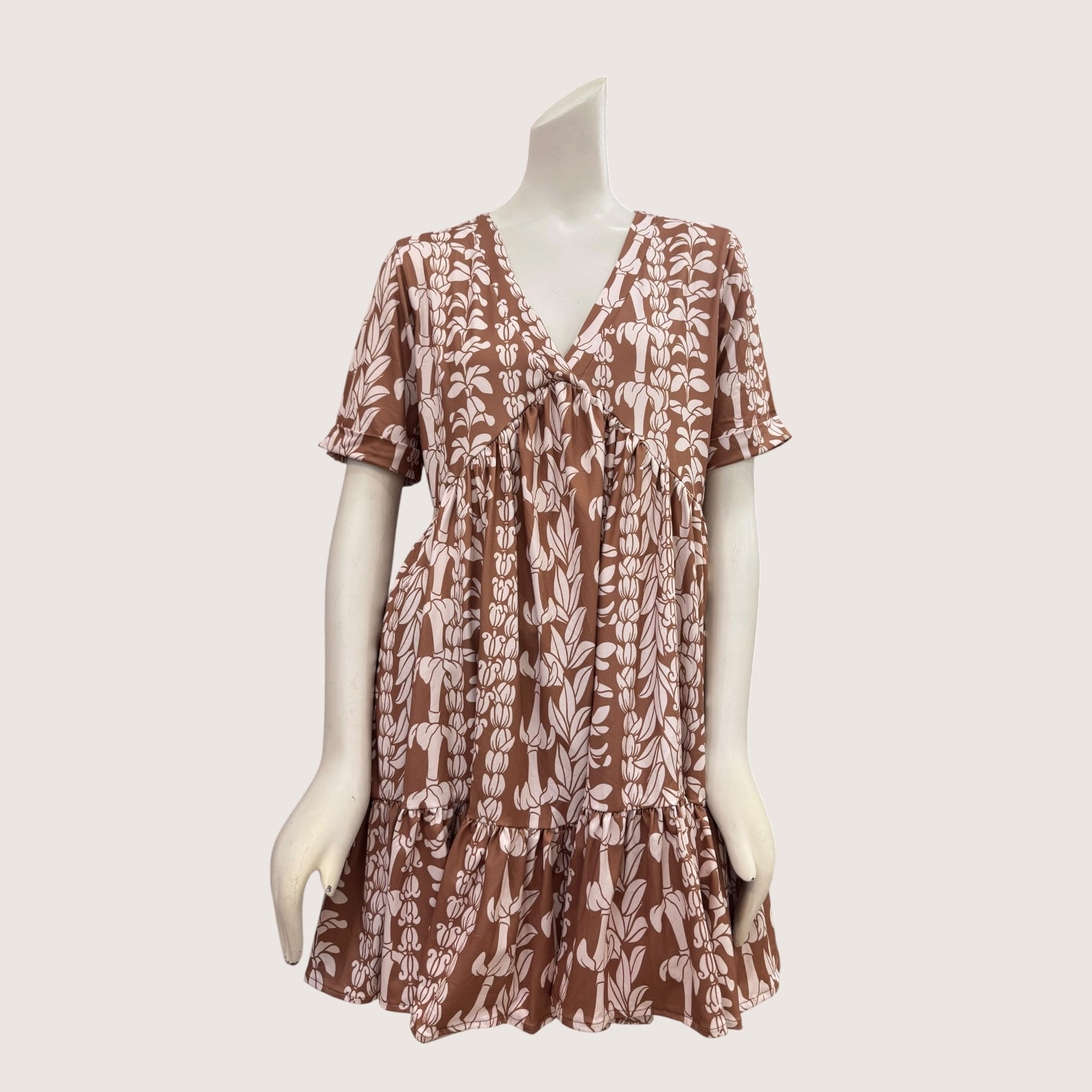 Brown Lei Sammy Dress - Sweet Sweet Honey Hawaii