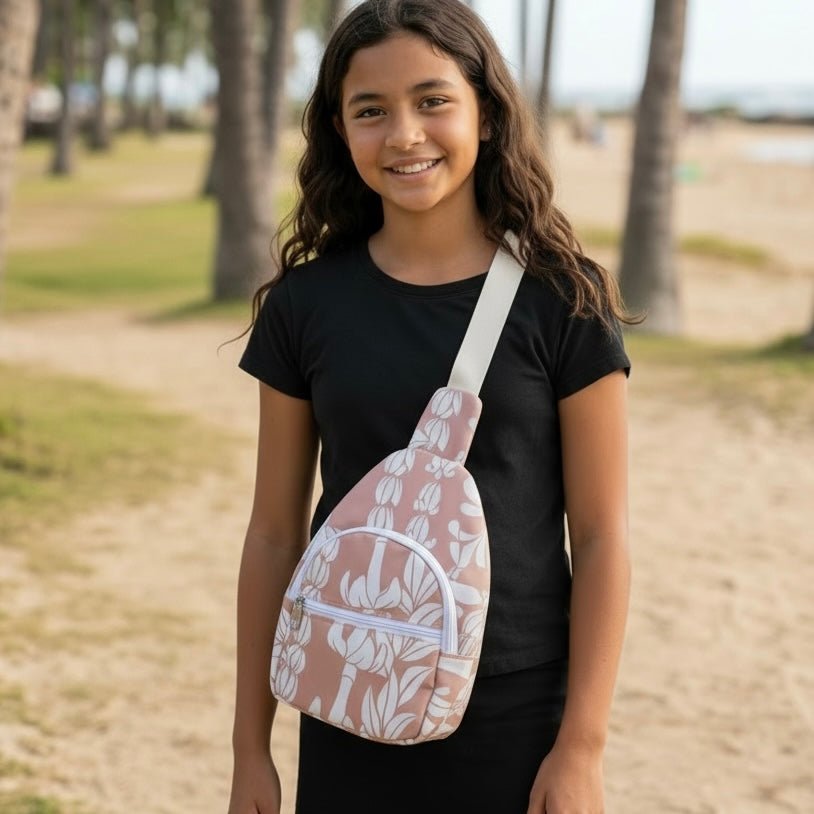 Brown Lei Sling Bag - Sweet Sweet Honey Hawaii
