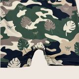 Camo Monstera Collared Jumpsuit - Sweet Sweet Honey Hawaii