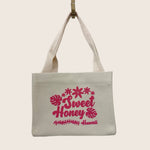 Canvas tote with Strap - Sweet Sweet Honey Hawaii