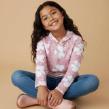 Cheetah Hibiscus Dri Fit hooded Long sleeve - Sweet Sweet Honey Hawaii