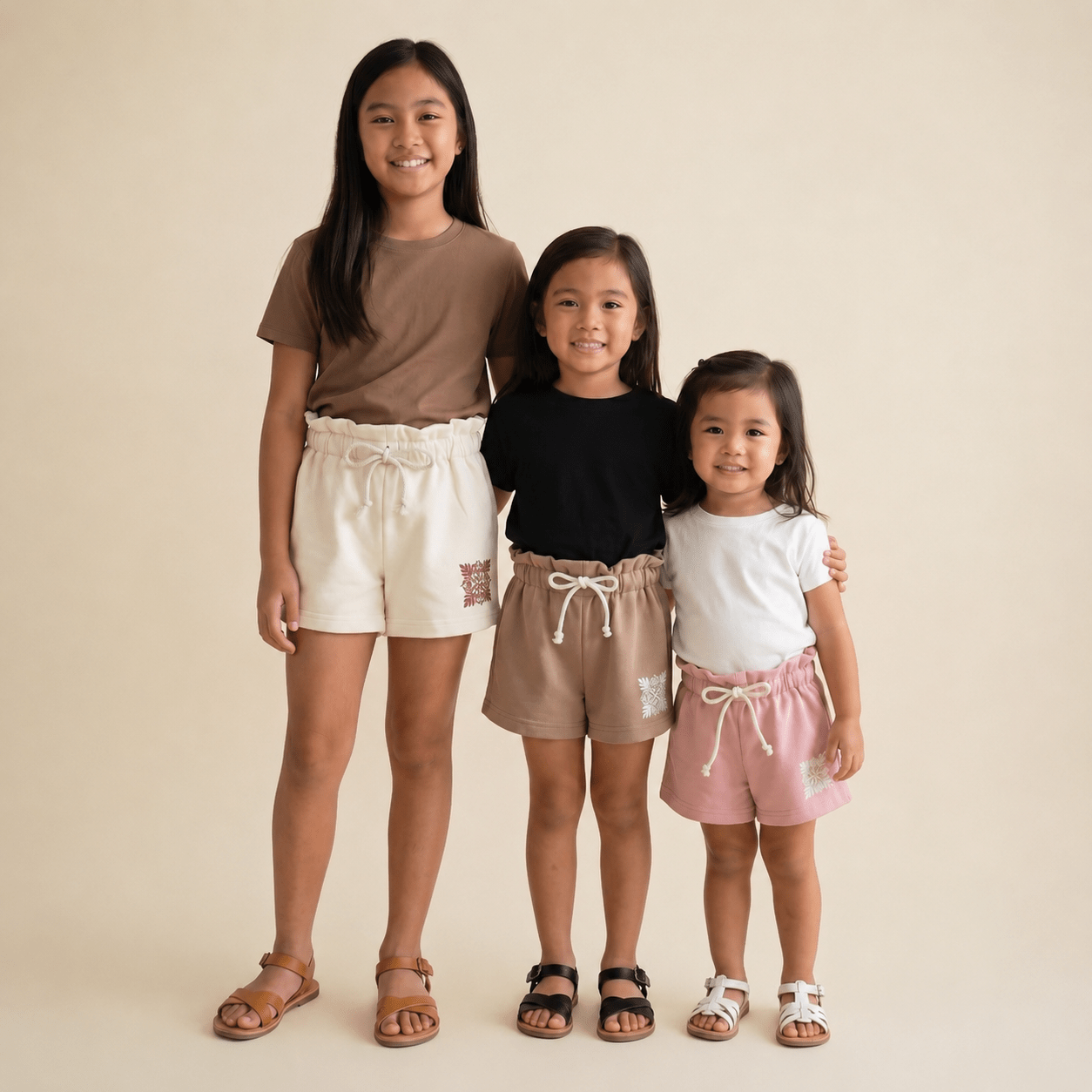Cheetah Quilt Cream Shorts - Sweet Sweet Honey Hawaii