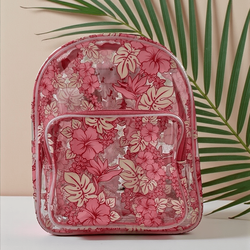 Clear toddler Backpack - Sweet Sweet Honey Hawaii