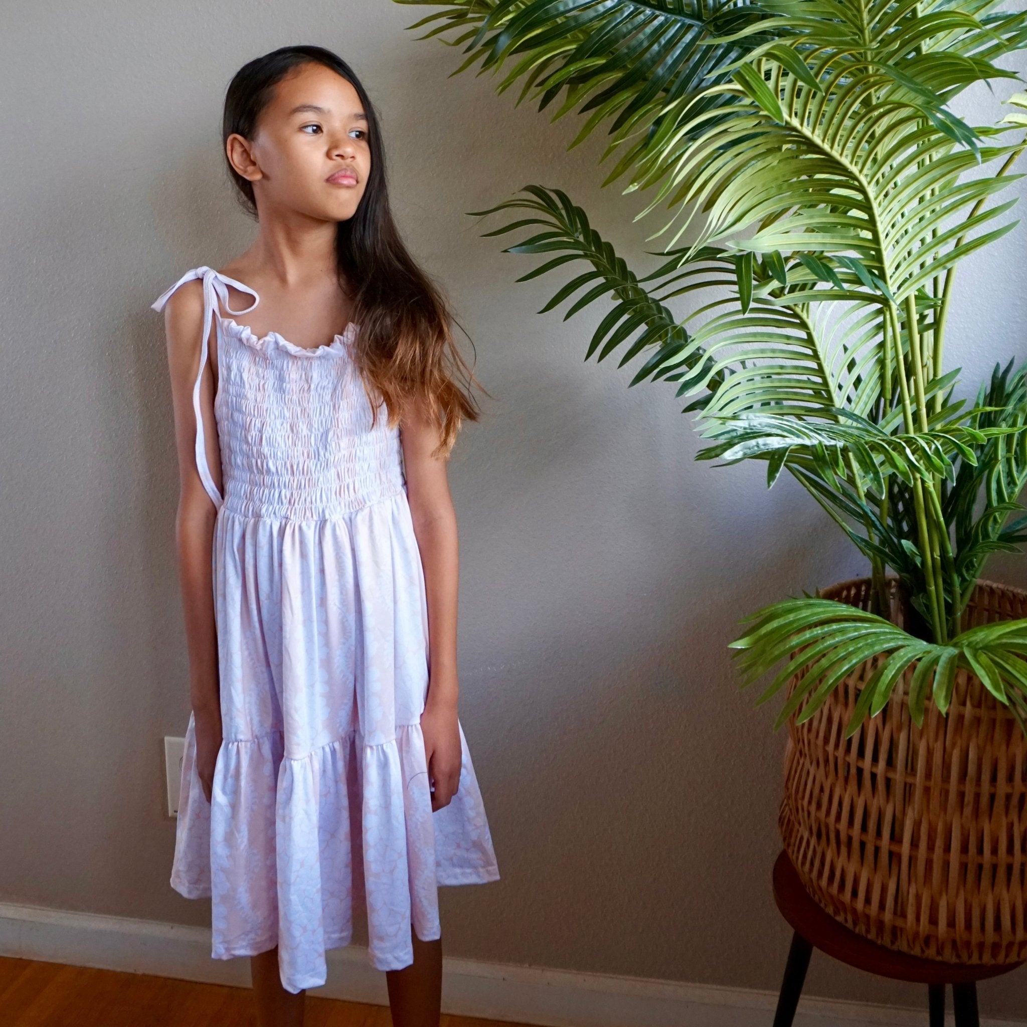 Cream Puakenikeni Halo Dress - Sweet Sweet Honey Hawaii