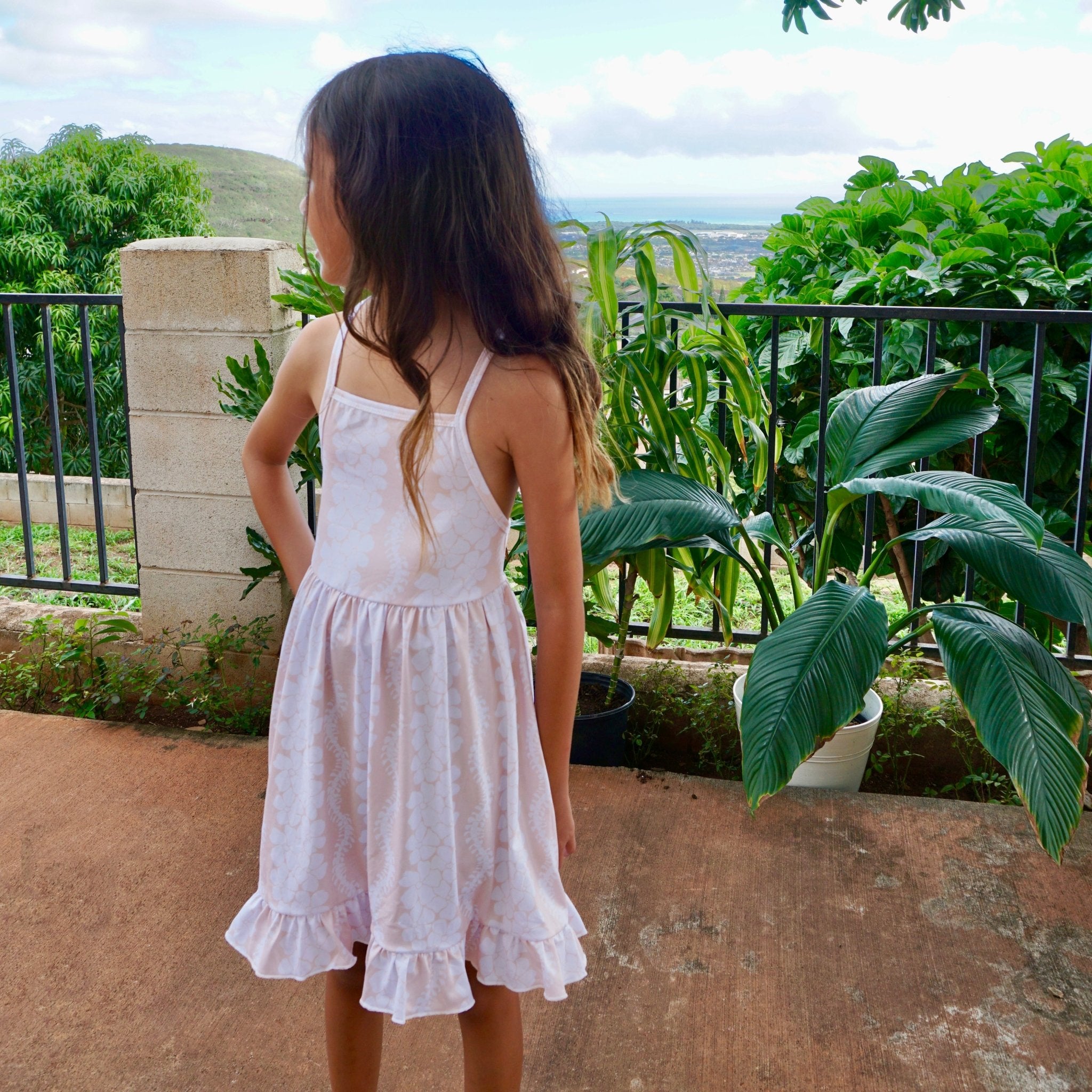 Cream Puakenikeni Stella Dress - Sweet Sweet Honey Hawaii