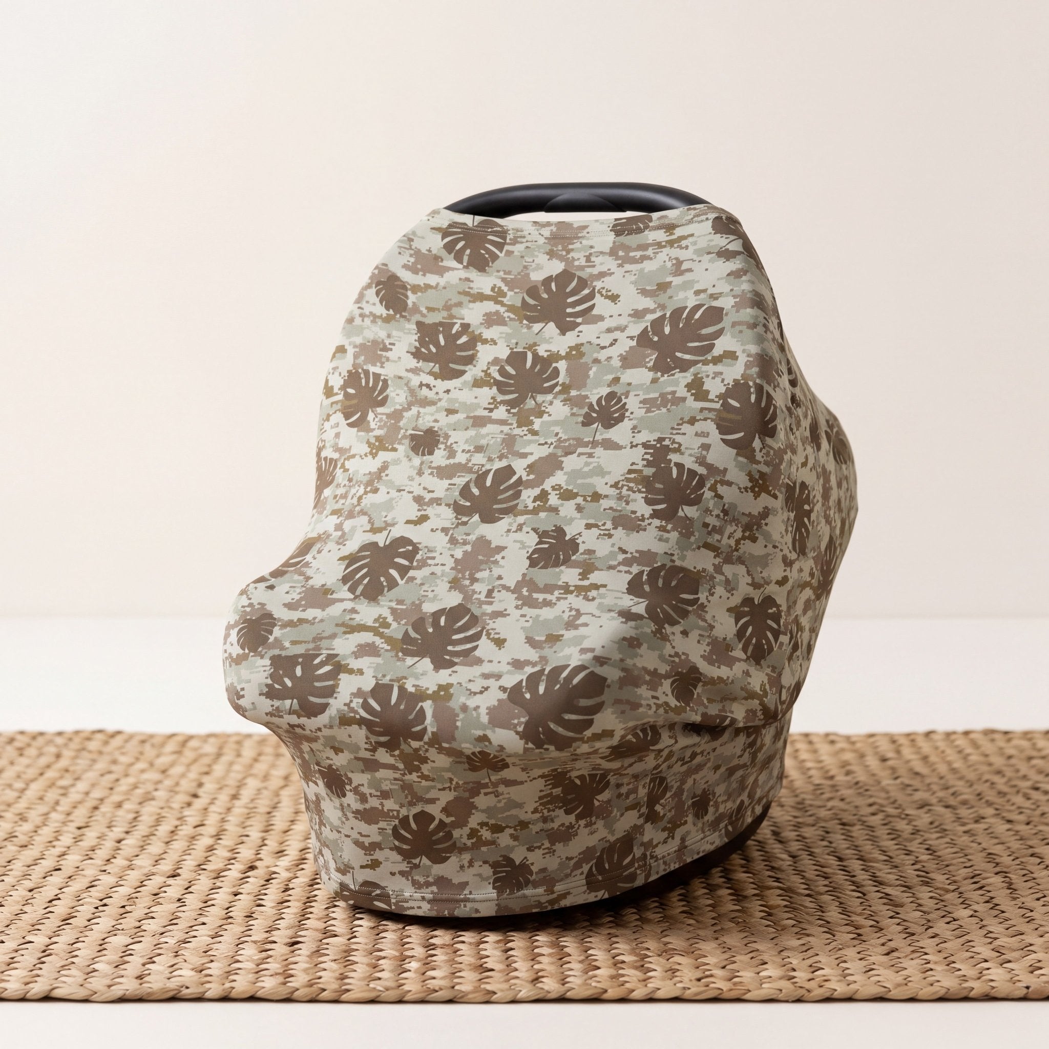 Digital Camo Monstera Car Seat Cover - Sweet Sweet Honey Hawaii