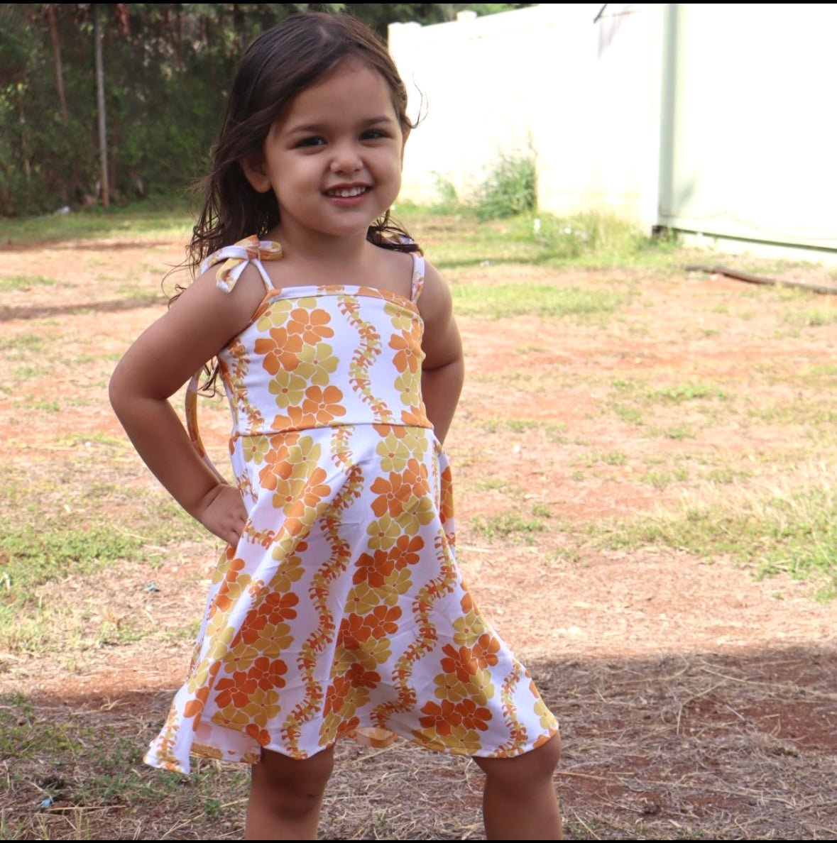 Emery Dress |Honey puakenikeni - Sweet Sweet Honey Hawaii