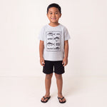 Fish Chart light Grey tee - Sweet Sweet Honey Hawaii