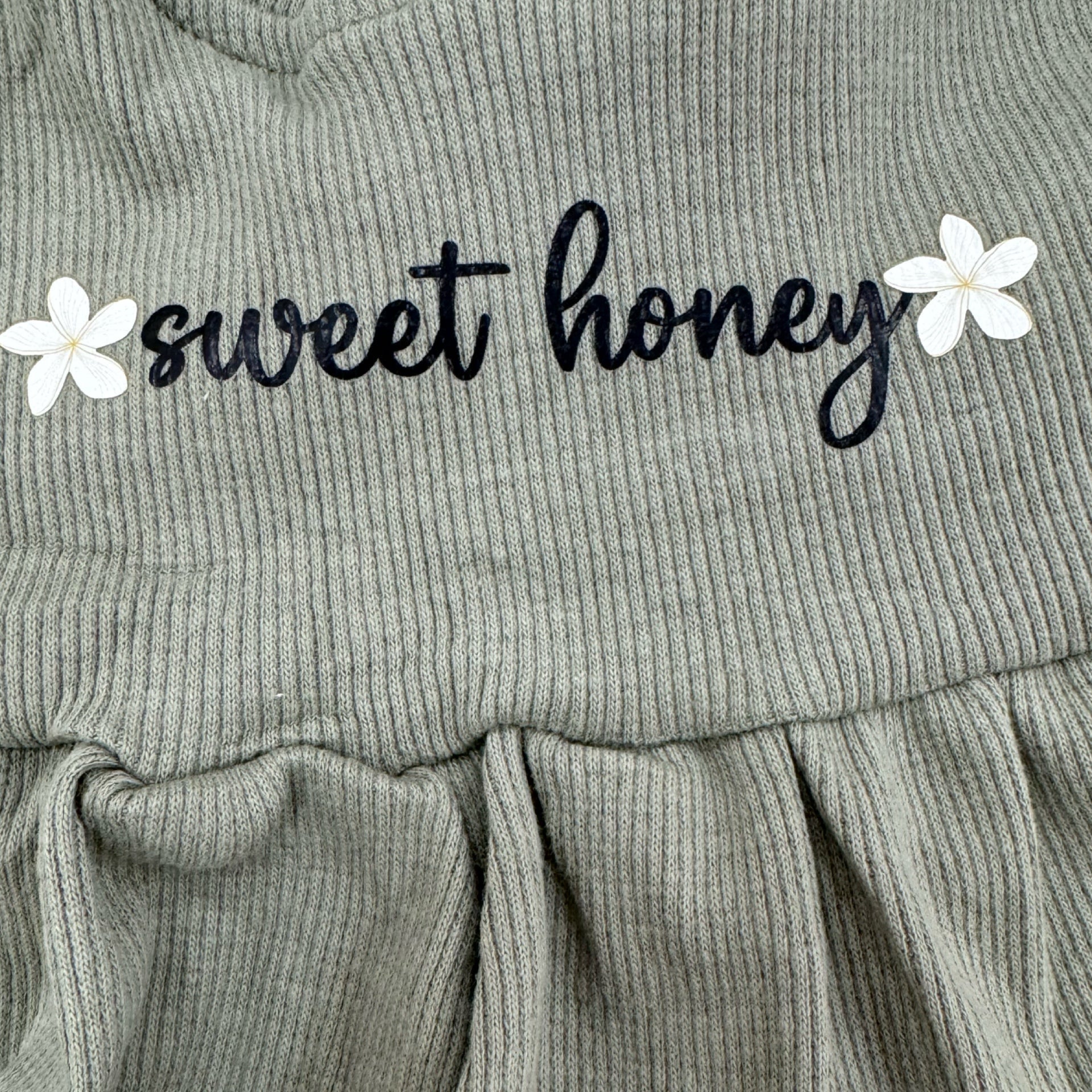 Forest Green Peplum Tank Set - Sweet Sweet Honey Hawaii