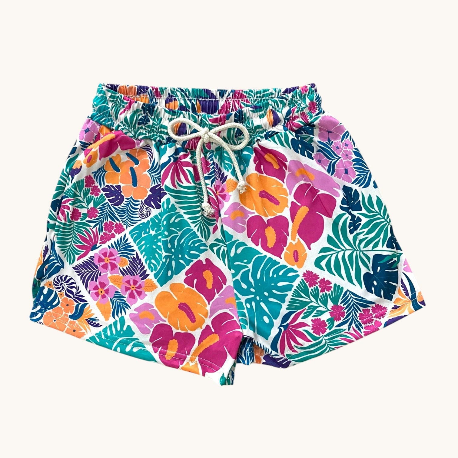 Girl's Tropical Muse Shorts - Sweet Sweet Honey Hawaii