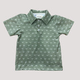 Green Shaka collared shirt - Sweet Sweet Honey Hawaii
