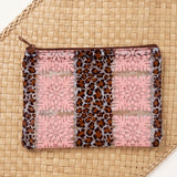Hibiscus Quilt/Leopard Pencil Pouch - Sweet Sweet Honey Hawaii