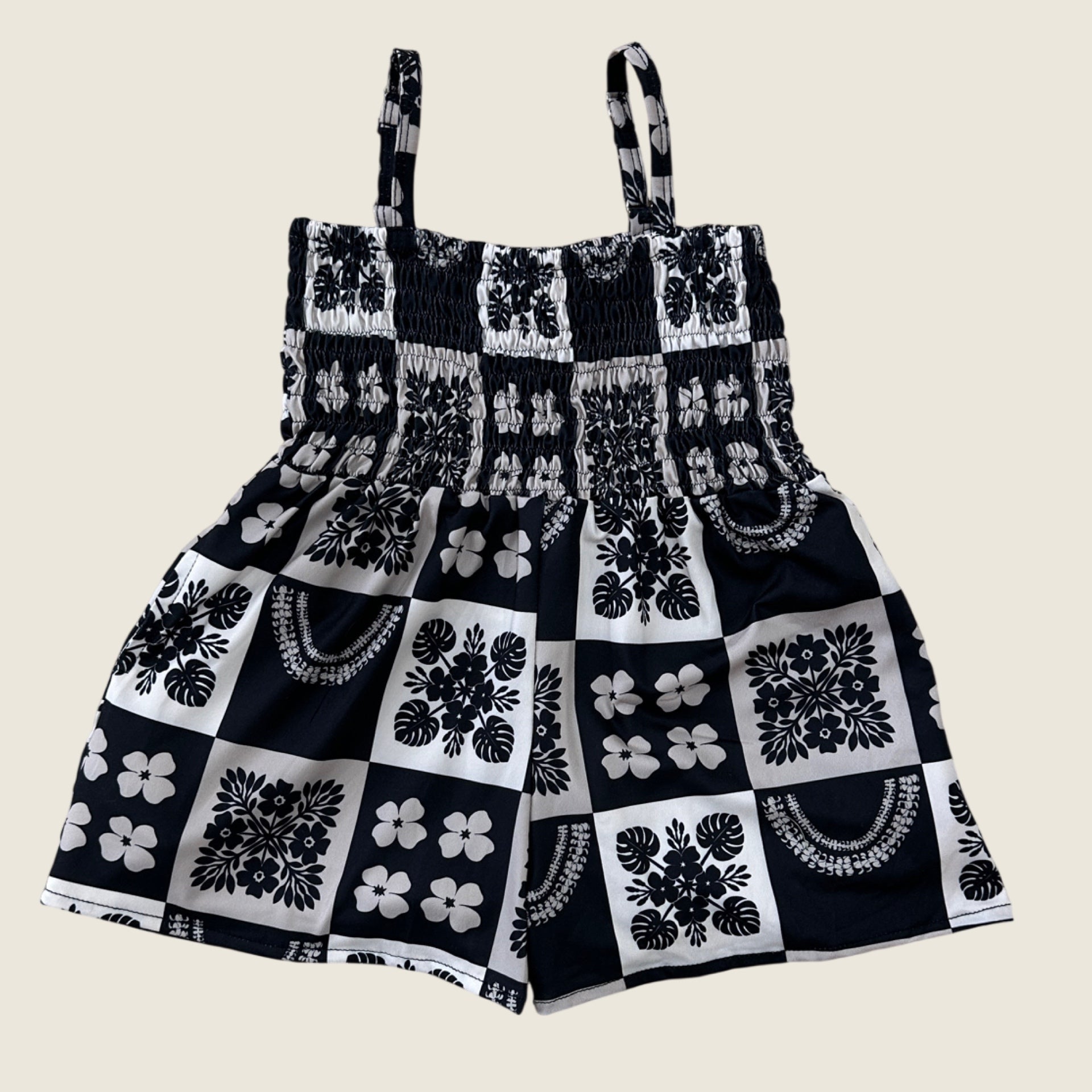 Ho'opili Black Kaia romper - Sweet Sweet Honey Hawaii