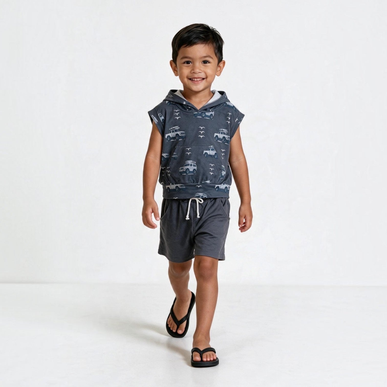 Iwa Bird/Cruisah Hooded tank set - Sweet Sweet Honey Hawaii