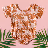 Kanani Monstera Leotard - Sweet Sweet Honey Hawaii