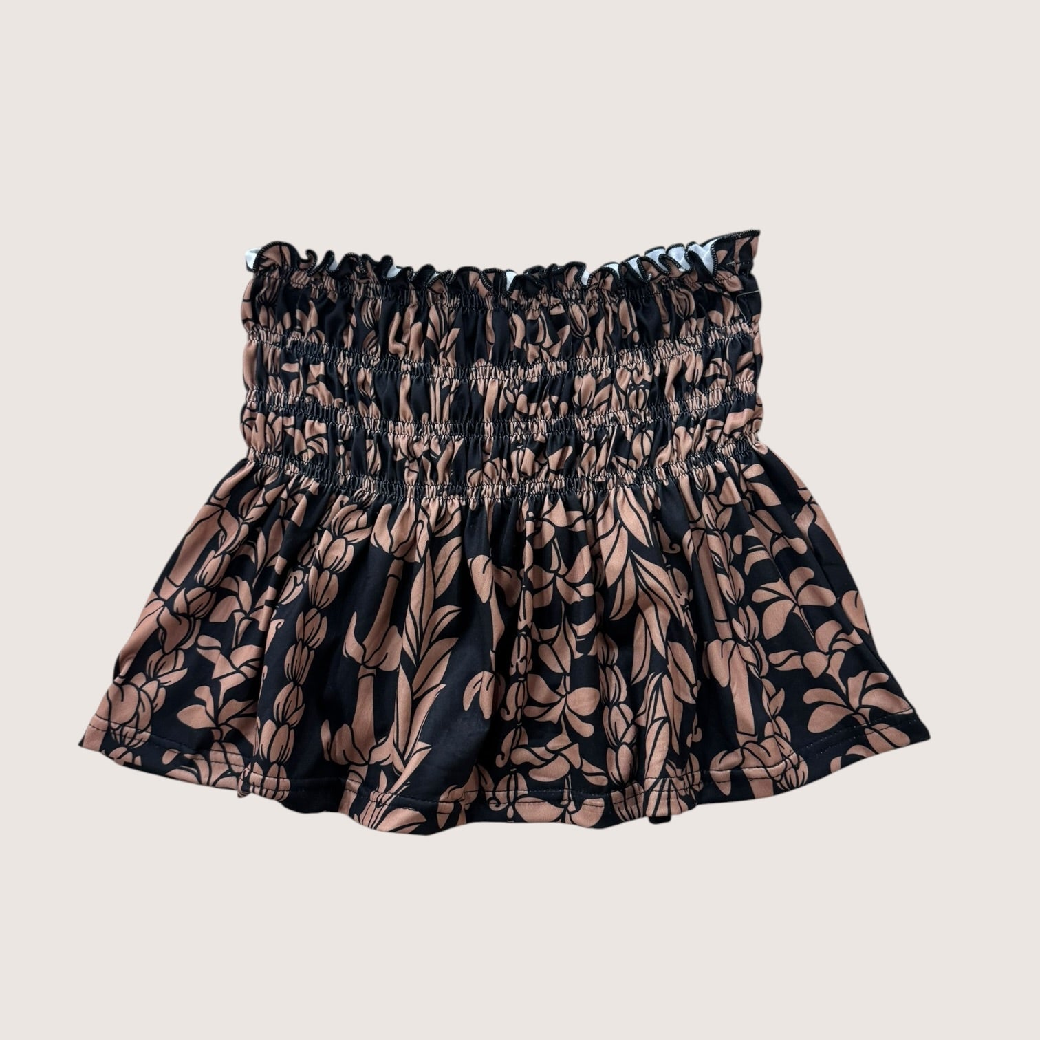 Kid's Black/Brown Lei Ka'a Tube Top - Sweet Sweet Honey Hawaii