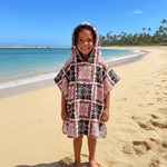 Kid's Wild Blossom Hooded Towel - Sweet Sweet Honey Hawaii
