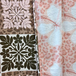 Large: Wild Blossom/Cheetah Hibiscus Minky Blanket - Sweet Sweet Honey Hawaii