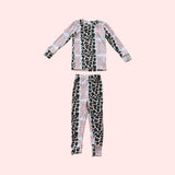 Leopard Hibiscus Kids Pajama set - Sweet Sweet Honey Hawaii