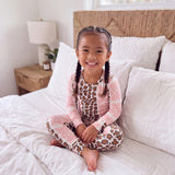 Leopard Hibiscus Kids Pajama set - Sweet Sweet Honey Hawaii