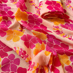 Magenta Puakenikeni Bamboo Swaddle Blanket - Sweet Sweet Honey Hawaii