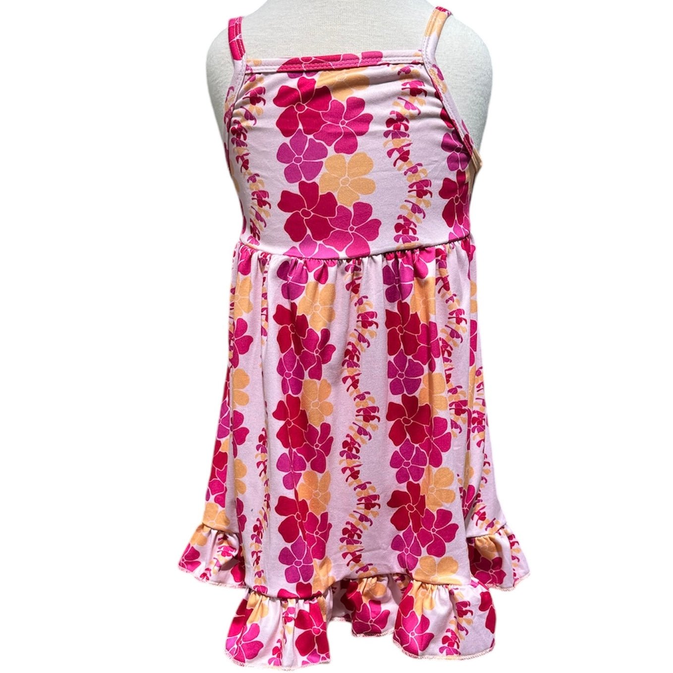 Magenta Puakenikeni Stella Dress - Sweet Sweet Honey Hawaii