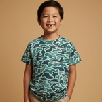 Mahi Mahi Green Camo T-shirt - Sweet Sweet Honey Hawaii