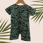 Mahi Mahi Green Camo T-Shirt Jumpsuit - Sweet Sweet Honey Hawaii