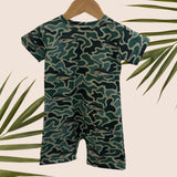 Mahi Mahi Green Camo T-Shirt Jumpsuit - Sweet Sweet Honey Hawaii