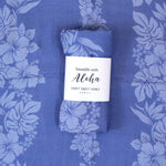 Mauna Lani Lapis Bamboo Swaddle Blanket - Sweet Sweet Honey Hawaii