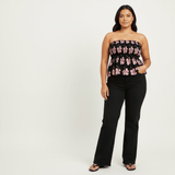 Midnight Hibiscus Ka'a Tube Top - Sweet Sweet Honey Hawaii