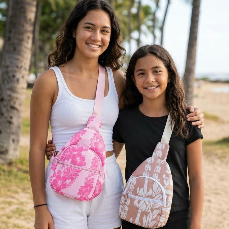 Pink Mauna Lani Sling Bag - Sweet Sweet Honey Hawaii